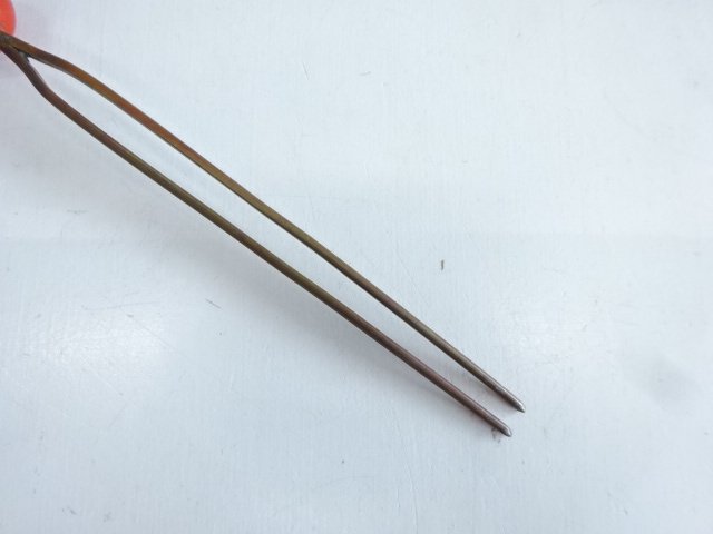  アンティーク　ガラス玉簪